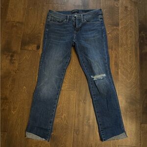 Banana Republic Premium Denim Dark Wash girlfriend cut jeans 26P